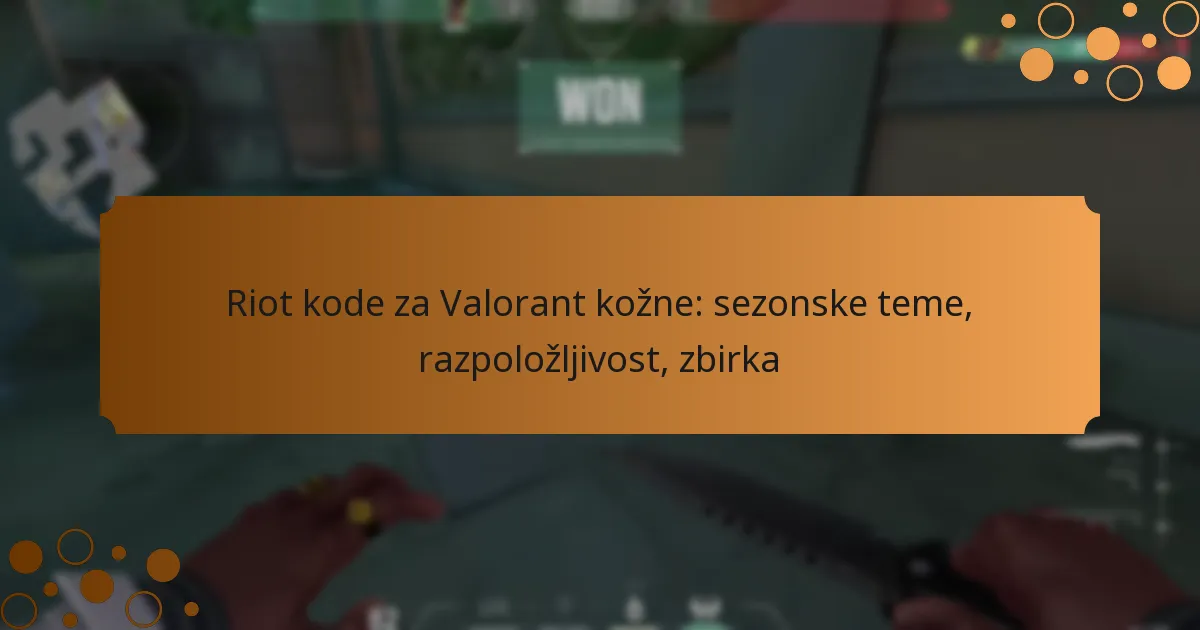 Riot kode za Valorant kožne: sezonske teme, razpoložljivost, zbirka