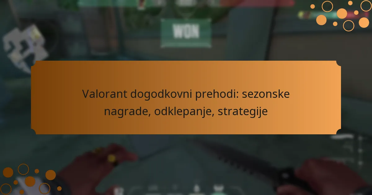 Valorant dogodkovni prehodi: sezonske nagrade, odklepanje, strategije