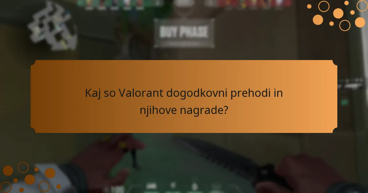 Kako se Valorant dogodkovni prehodi primerjajo?