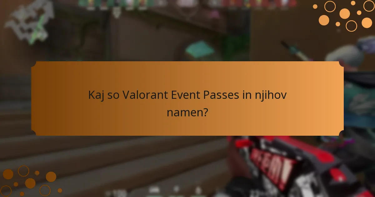 Kdaj so na voljo Valorant Event Passes?