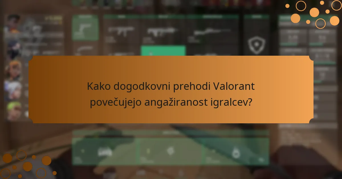 Kako dogodkovni prehodi Valorant povečujejo angažiranost igralcev?