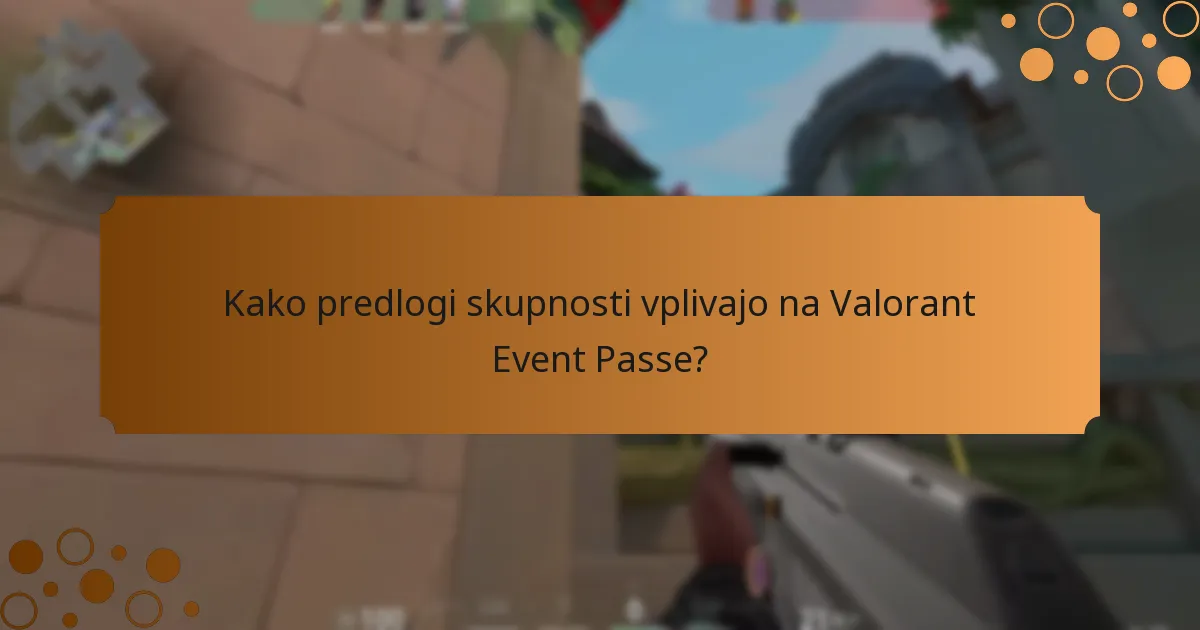 Kako predlogi skupnosti vplivajo na Valorant Event Passe?